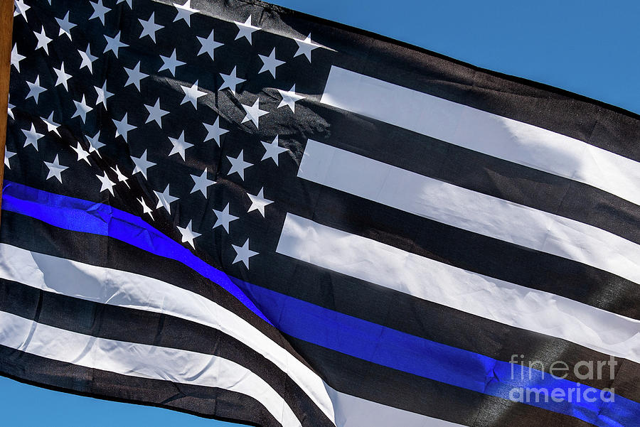 Thin Blue Line Photograph by Ed Taylor
