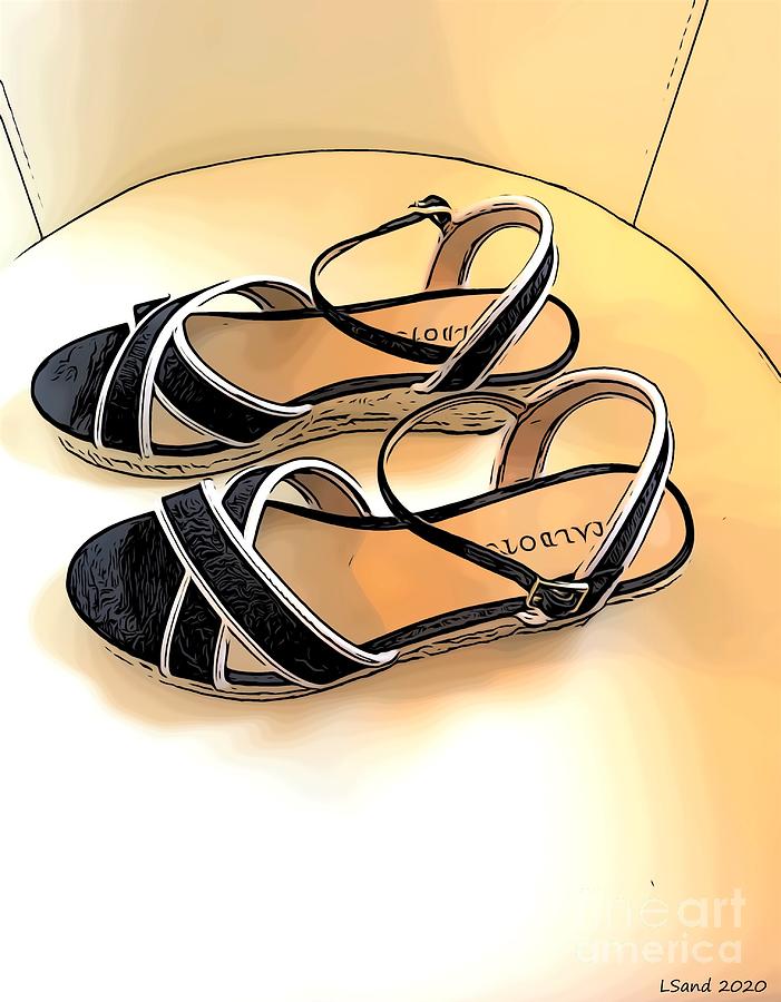 Thing For Shoes #8 Digital Art by Lorraine Sanderson