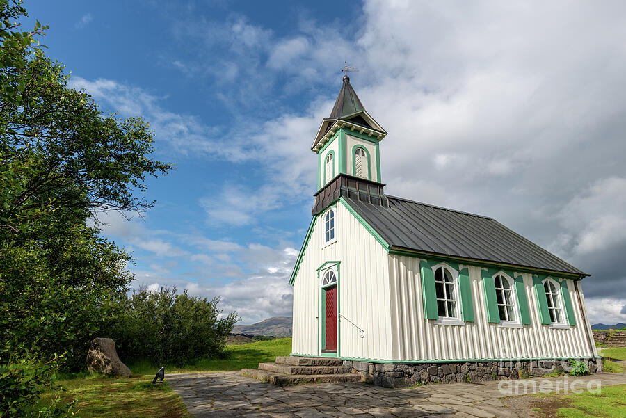 Thingvellir Church, Iceland Photograph by Delphimages Photo Creations