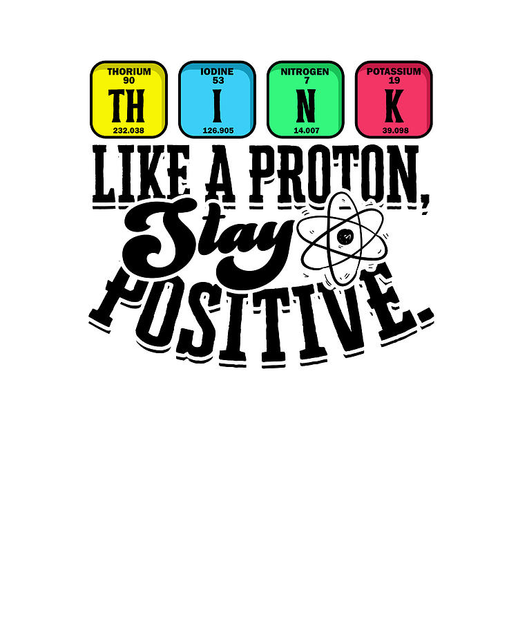 Think like a proton Stay positive - learning Digital Art by Anthony ...