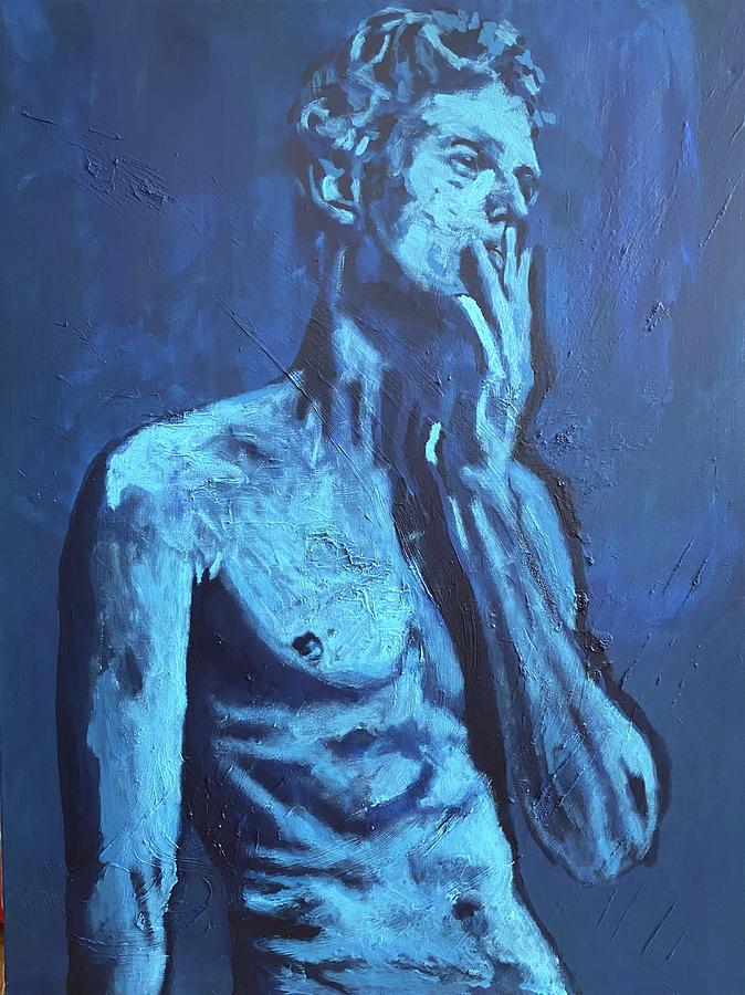 Thinker Painting by Sebastian Komorowski - Pixels