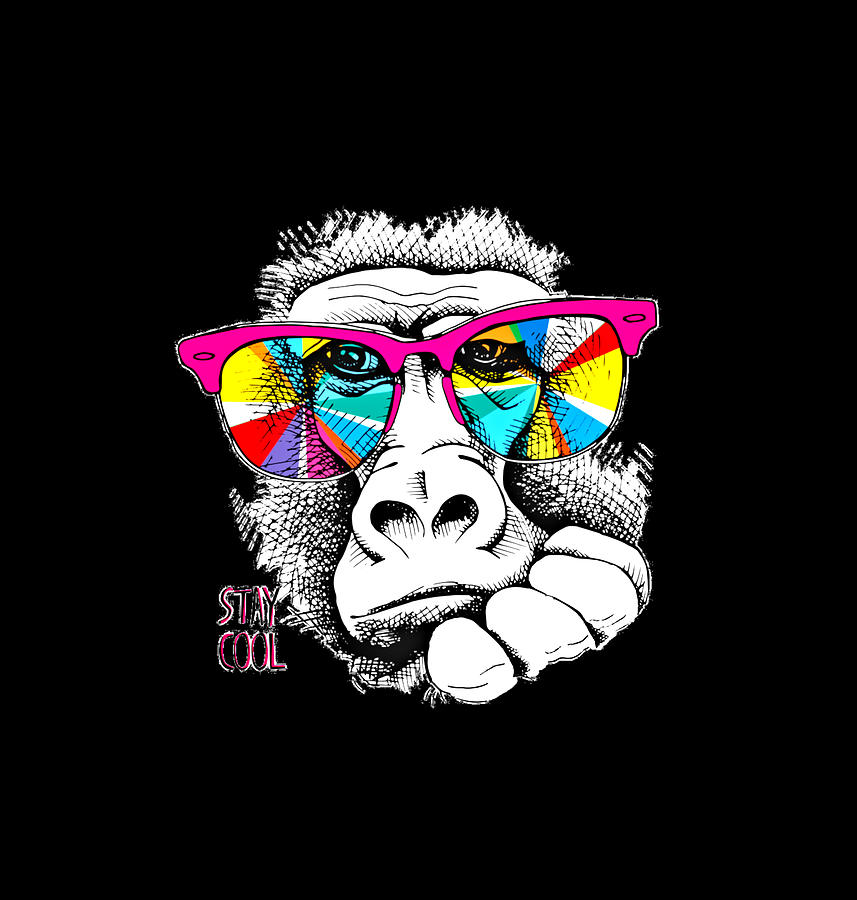 Thinking monkey Digital Art by Haris V Pieus - Fine Art America