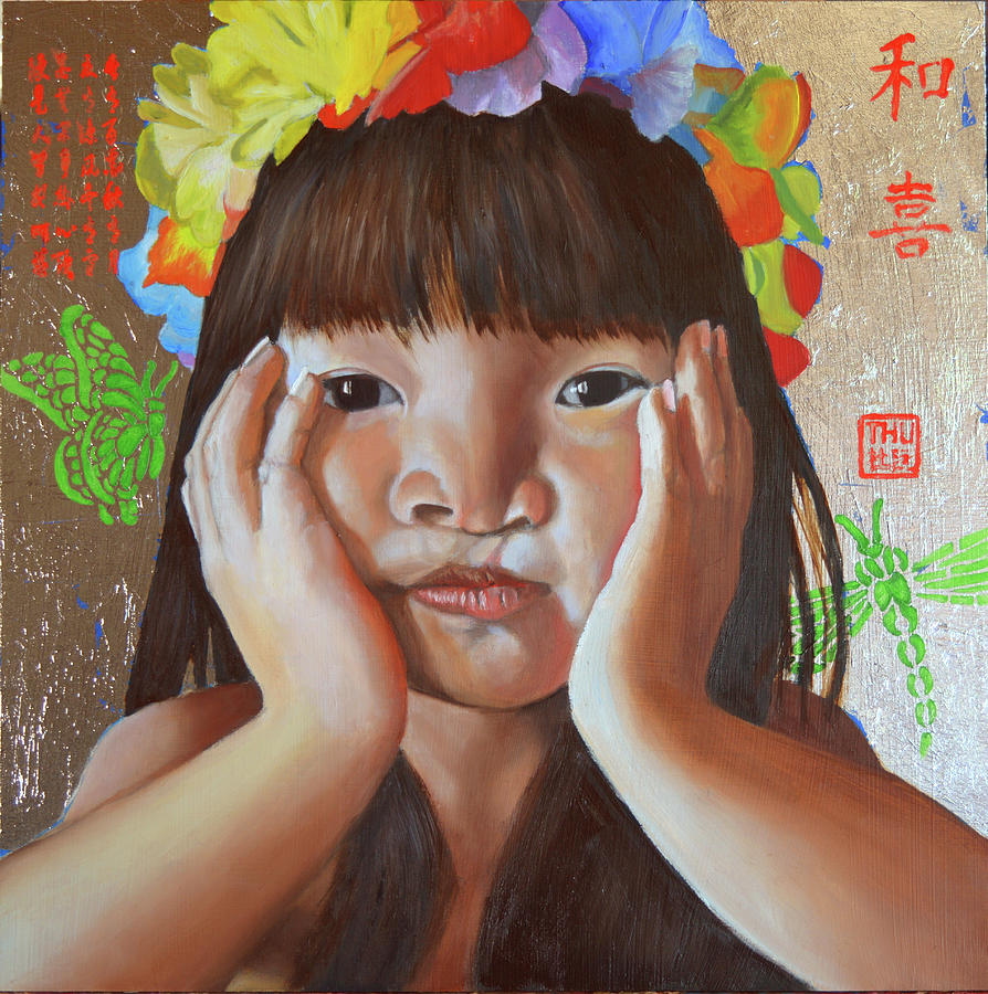 Thinking of Painting by Thu Nguyen