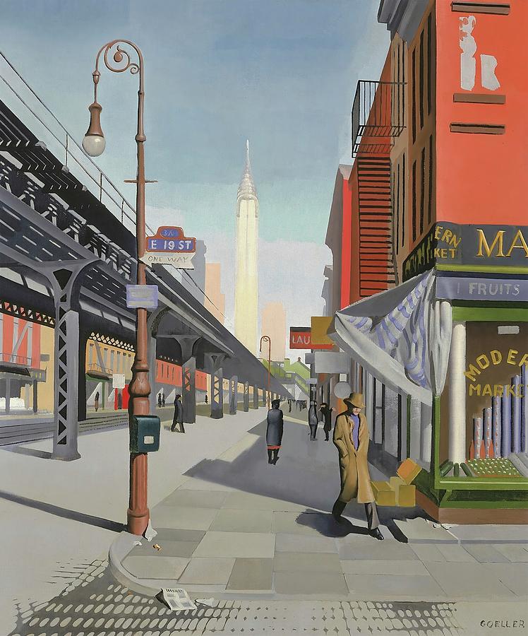 New York City Painting - Third Avenue by Charles L Goeller