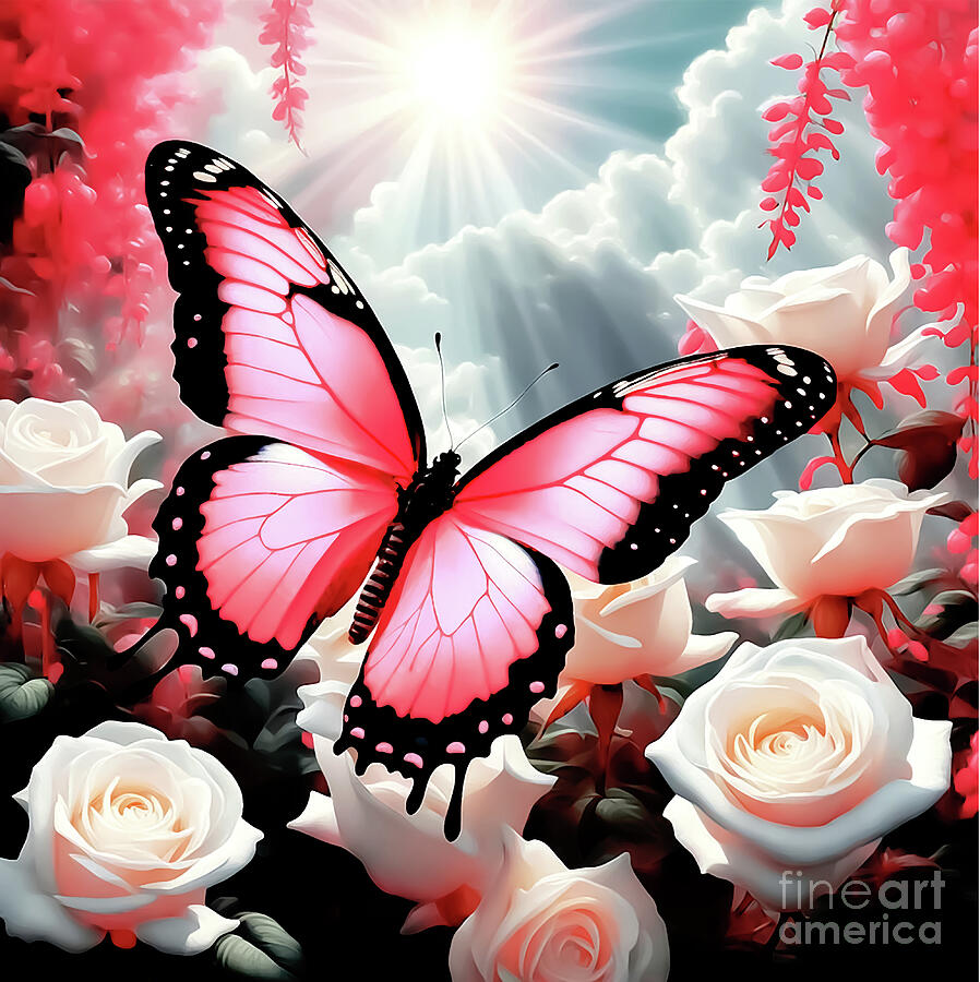 This Beautiful Butterfly Digital Art by Eddie Eastwood