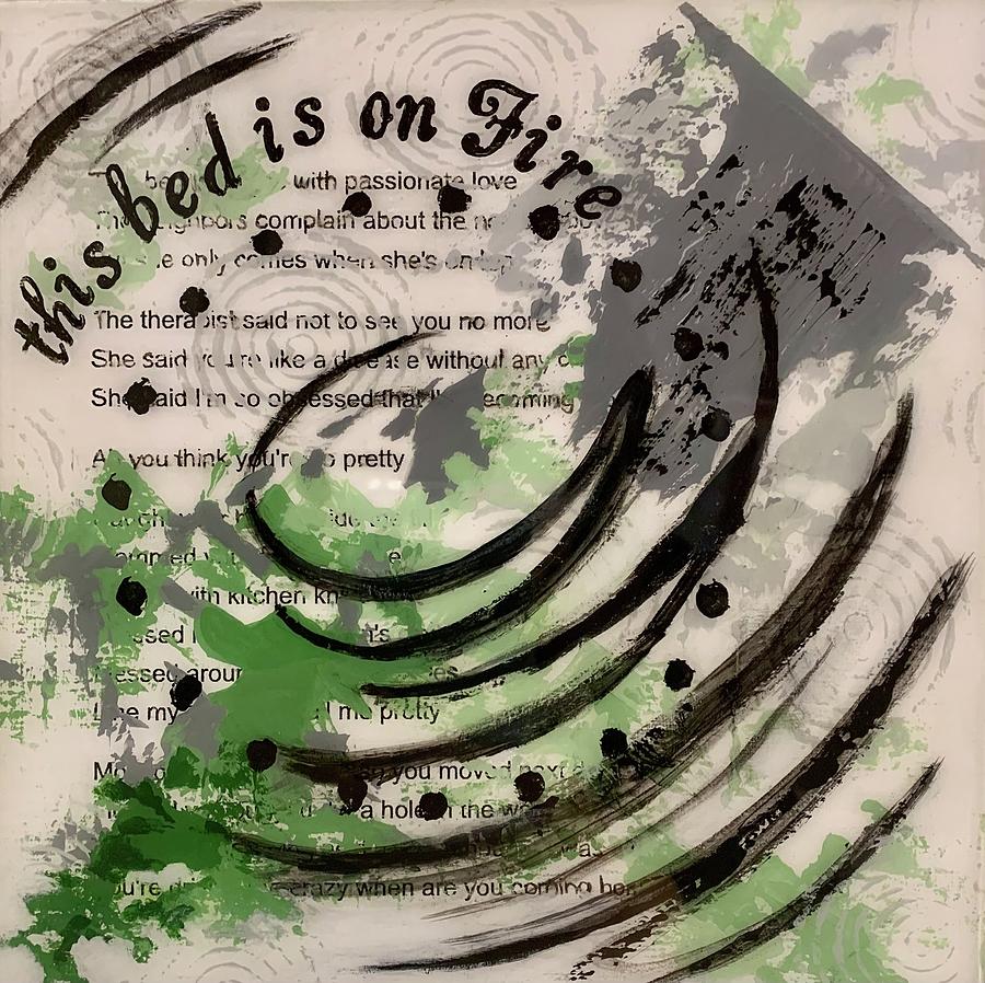 This Bed is on Fire Painting by Tammy Watt Fine Art America