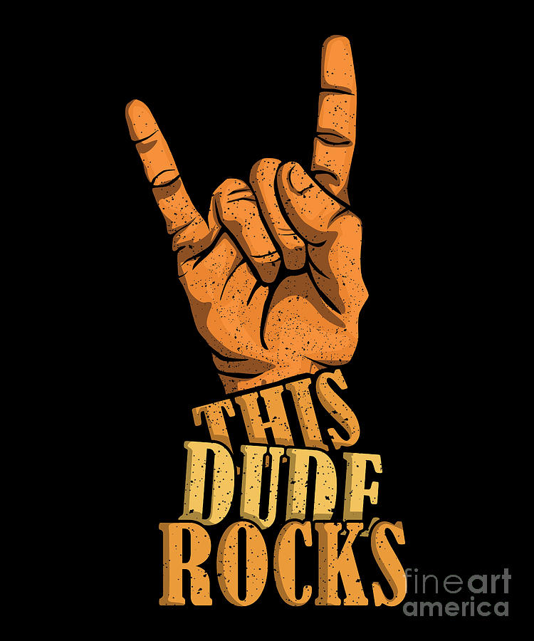 This Dude Rocks Digital Art by ShirTom - Pixels