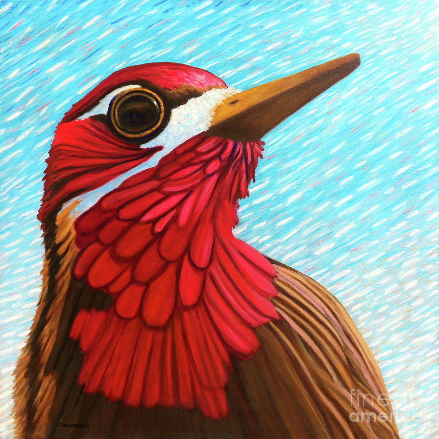 Bird Painting - This Feeling by Brian Commerford