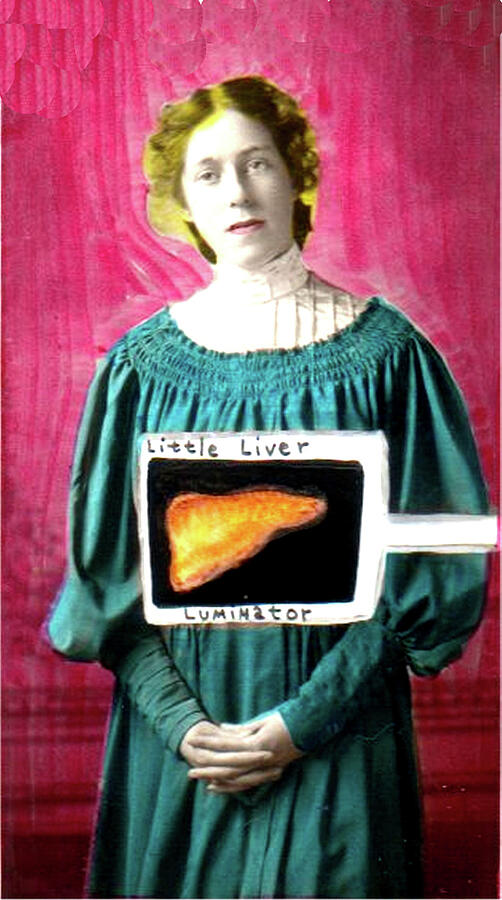 This Is Ednas Liver Painting by Jo Potocki This Is Ednas Liver Painting by Jo Potocki