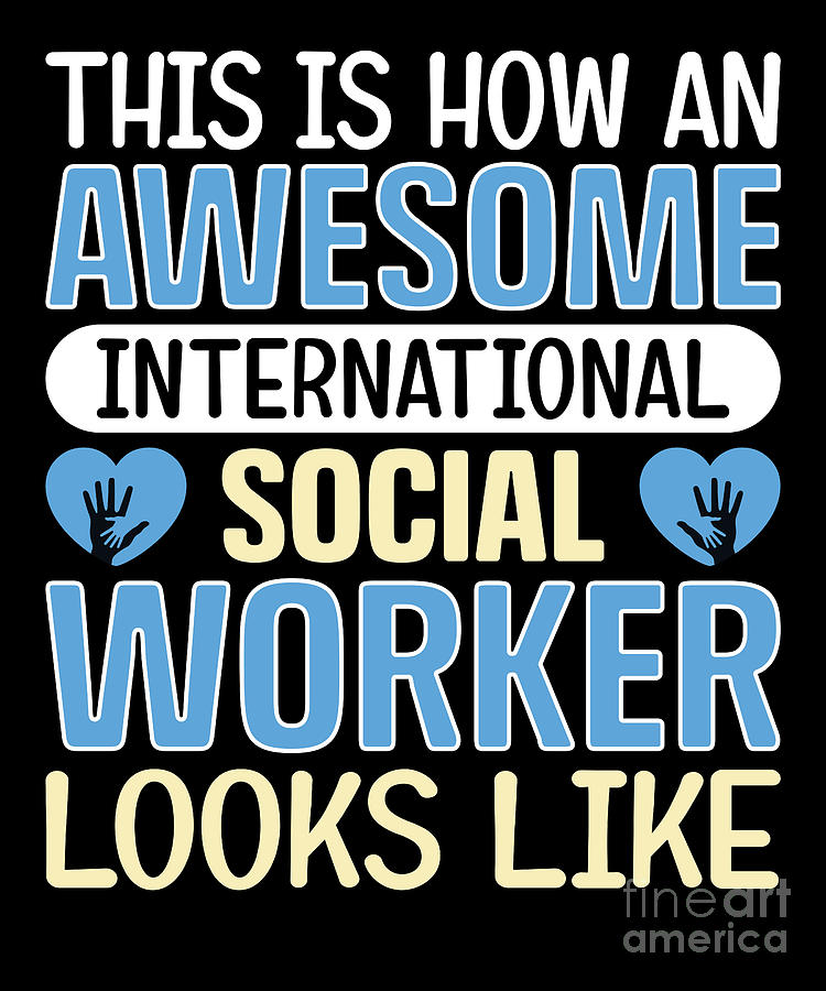 This is how an awesome international social worker looks like digital