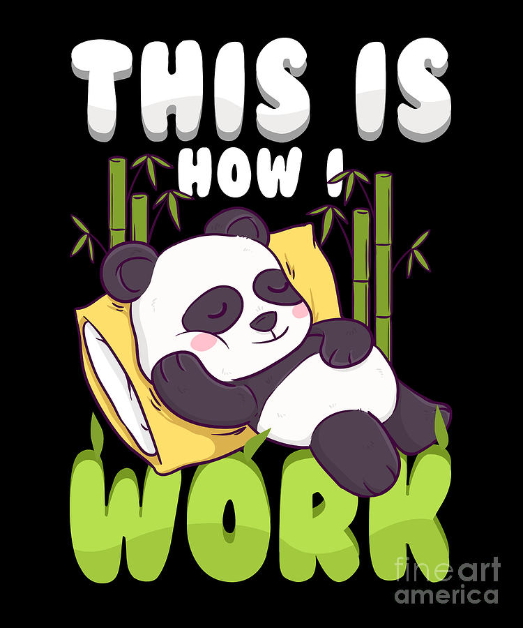 Multicolor Not Panda today Lazy and Workaholic Throw Pillow 16x16