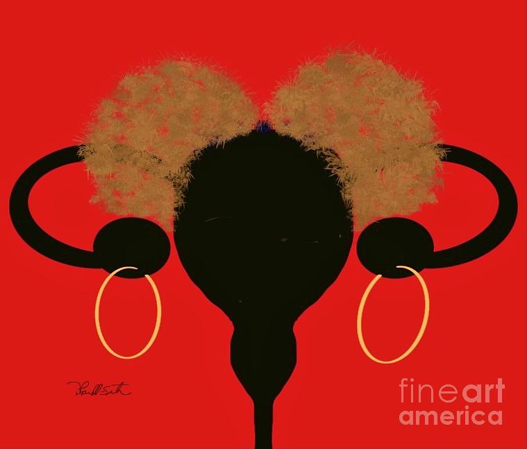 This is MY uterus Digital Art by D Powell-Smith