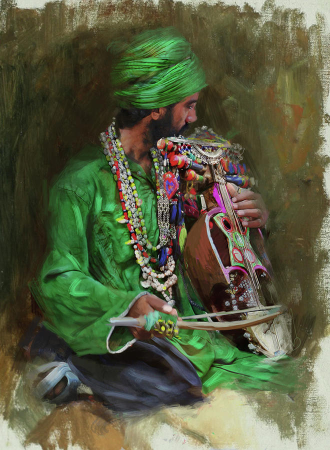 This Is Not a Violin Painting by Mahnoor Shah