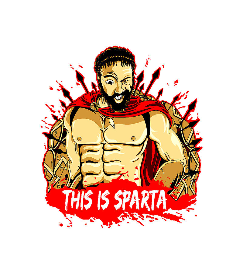 This is Sparta Painting by Marina Joy - Pixels