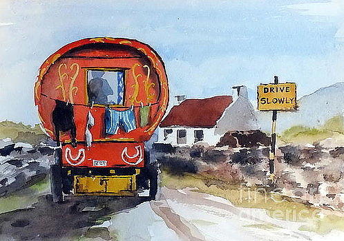 This is the life. Painting by Val Byrne