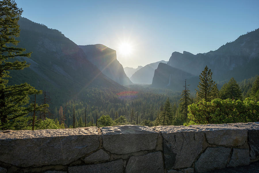 This Is The Tunnel View A Yosemite Valley Morning Photograph by Joseph S Giacalone