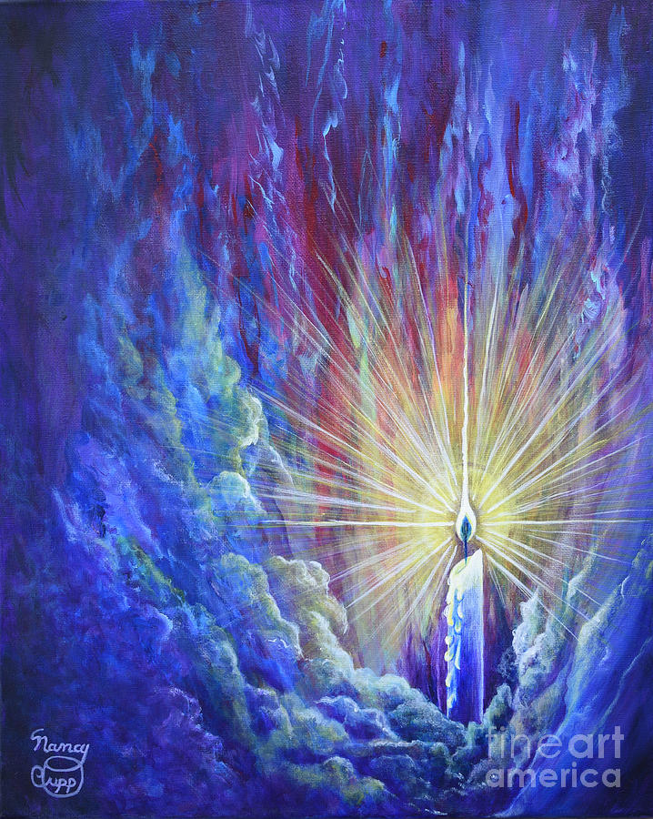 This Little Light Of Mine Painting by Nancy Cupp