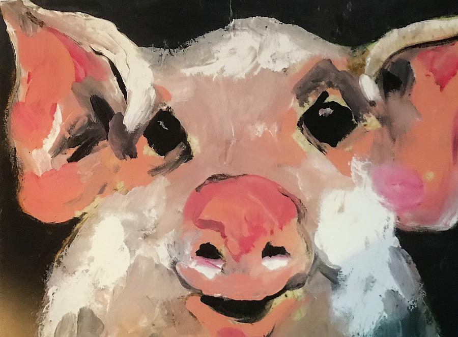 This Little Piggy Painting by Elaine Elliott