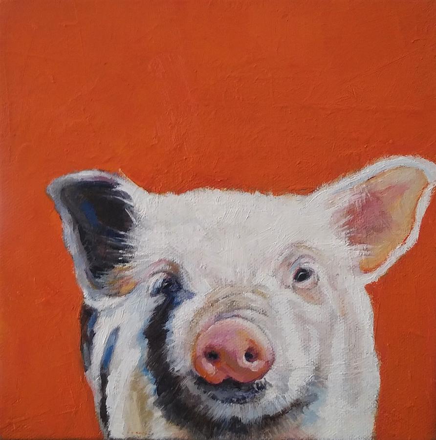 This Little Piggy Painting by Jean Cormier