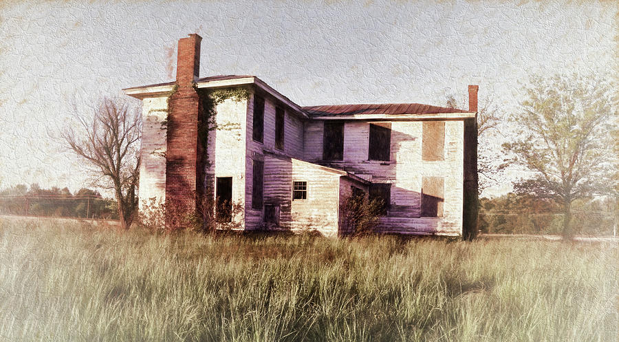 This Old House Stands Like an Aging Debutant  Photograph by Ola Allen