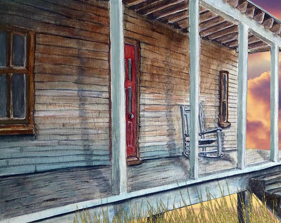 This Old Porch Painting by Kelly Mills