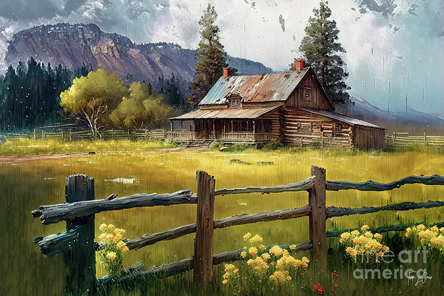 This Old Ranch Painting
