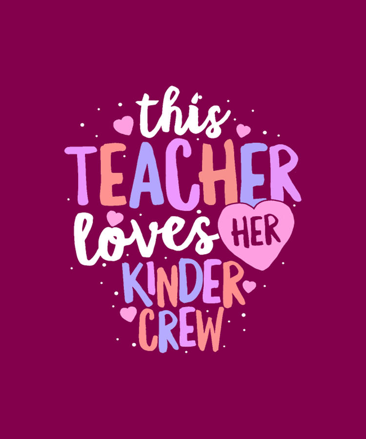 This Teacher Loves Her Kinder Crew Jewelry by Tinh Tran Le Thanh - Fine ...