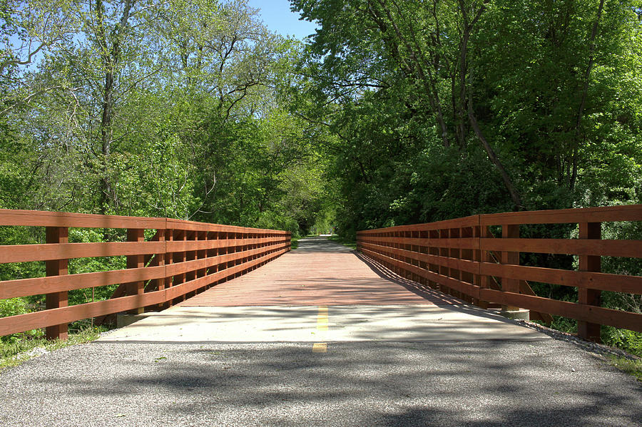 This Was Once A Rail Line - Bridge in May 2023 Photograph by Joseph A Langley This Was Once A Rail Line - Bridge in May 2023 Photograph by Joseph A Langley