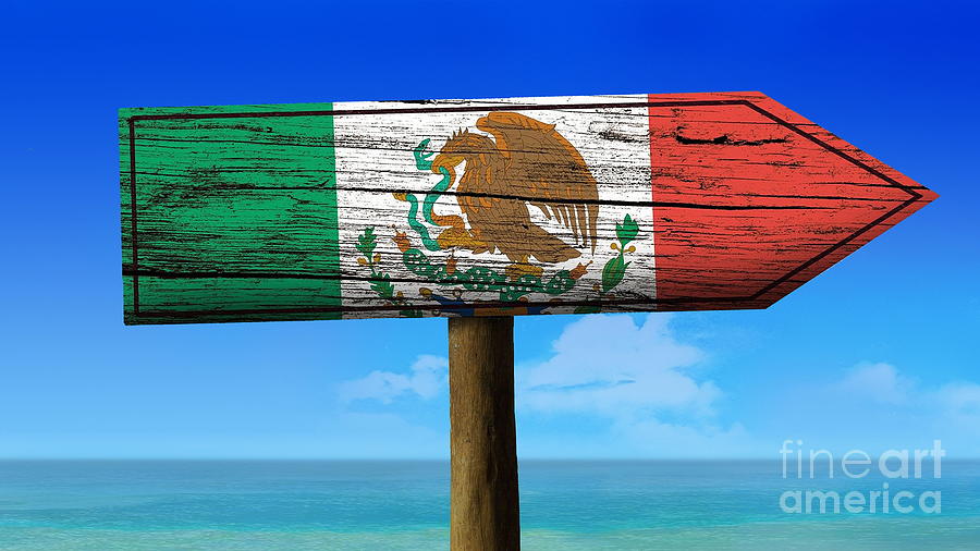 This way to Mexico. Digital Art by Jerzy Czyz