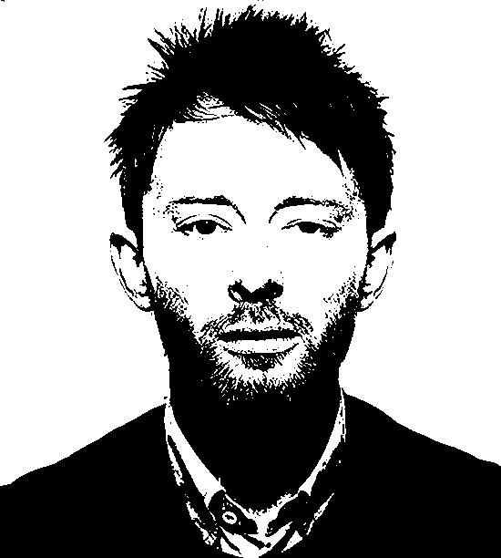 Thom Yorke Digital Art by Bob Smerecki