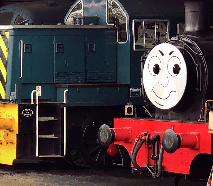 Thomas and Diesel Photograph by Gordon James