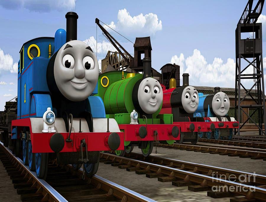 Thomas and Friends Adventure Painting by Mitchell Stewart - Pixels