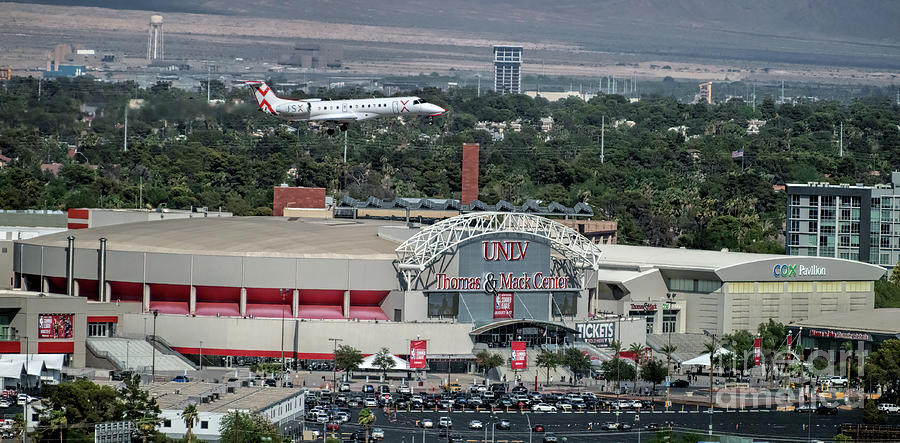 Thomas and Mack Center at UNLV in Las Vegas, Nevada Photograph by David ...