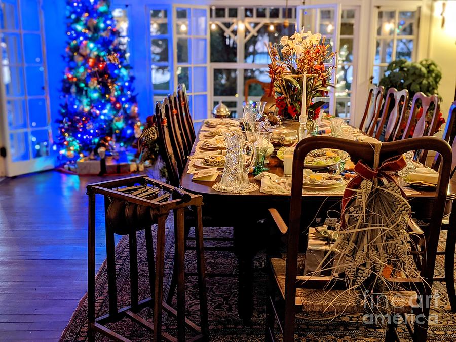 Thomas Edisons Christmas Dinner Is Served Photograph by Claudia Zahnd-Prezioso