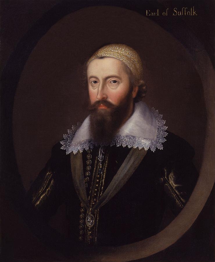 Thomas Howard  1st Earl of Suffolk Painting by Master Art Collection