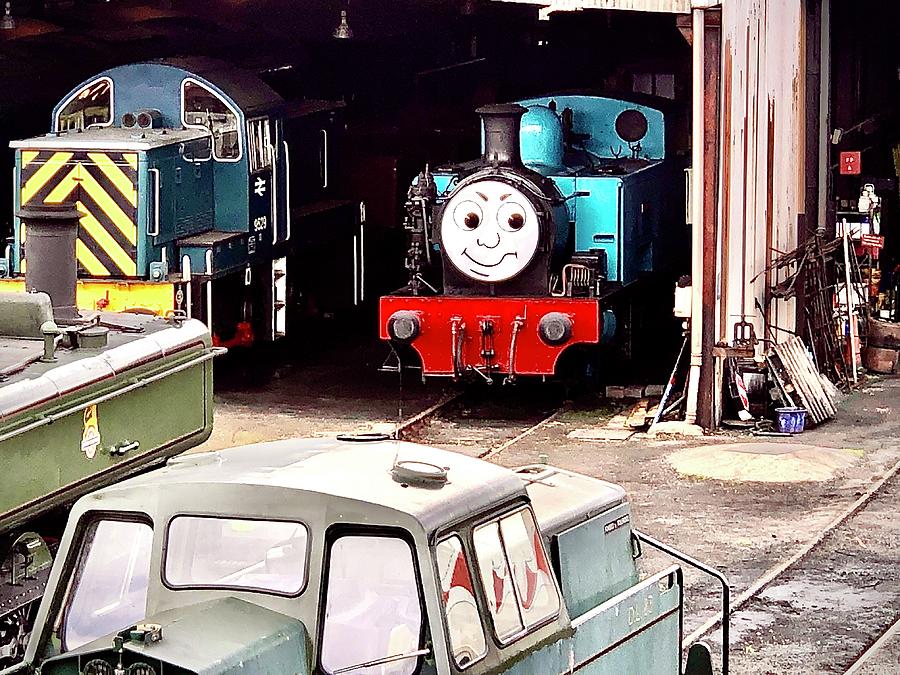 Thomas in the Shed Photograph by Gordon James
