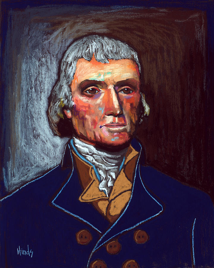 George Washington Painting - Thomas Jefferson by David Hinds