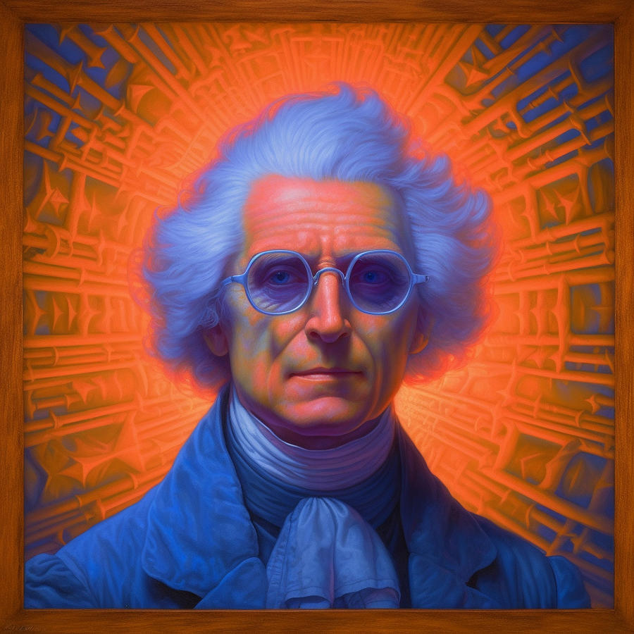 Thomas  Jefferson    Rembrandt  Peale  As  The  Model  By Asar Studios Painting