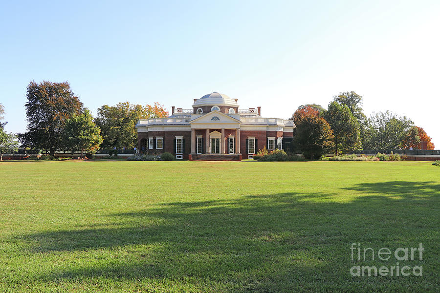 Thomas Jefferson's Monticello 8728 Photograph By Jack Schultz - Fine ...