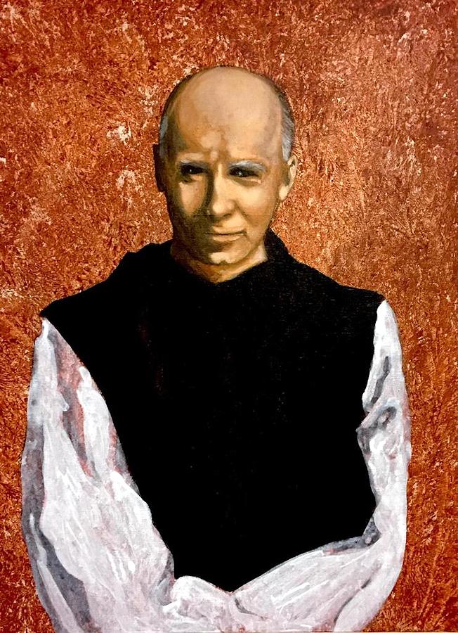 Portrait Painting - Thomas Merton by Joseph Malham