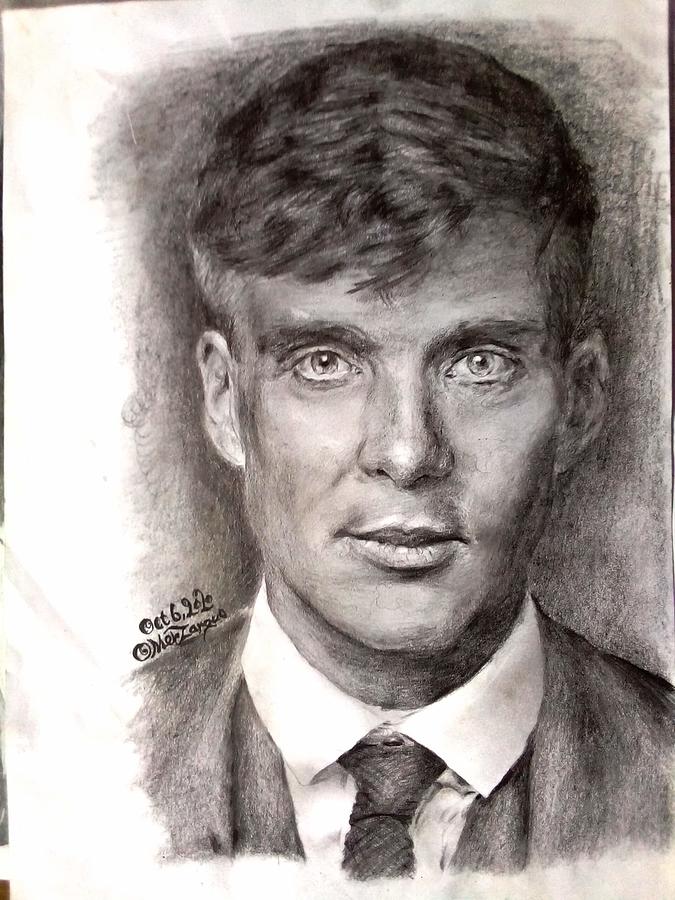 Thomas Shelby Drawing by Omer Zaroug - Fine Art America