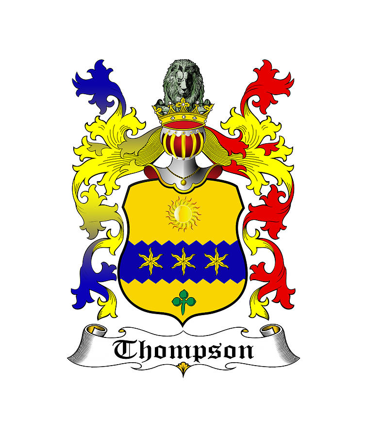 Thompson Family Crest Photograph by Cathal Devlin - Fine Art America