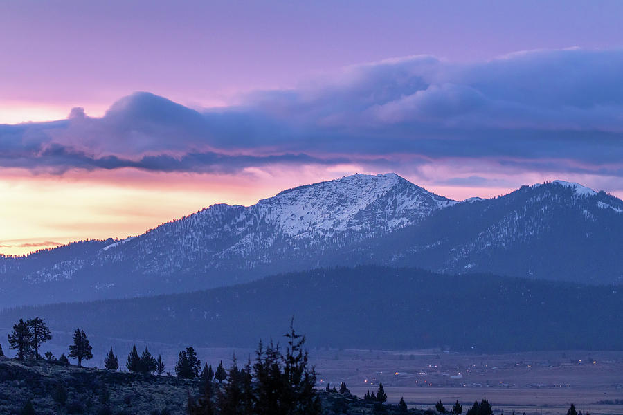 Thompson Peak Morning Photograph by Randy Robbins