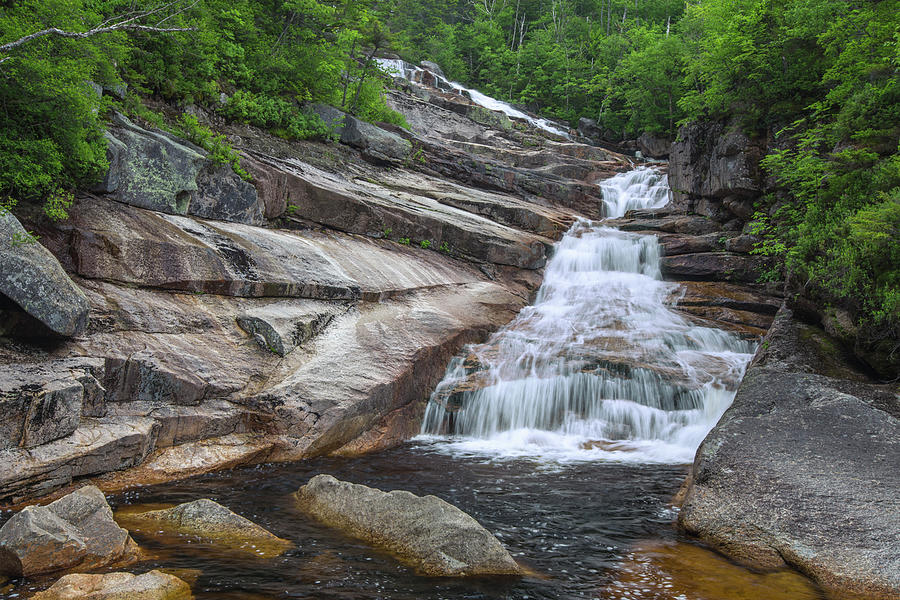 Thoreau Falls Summer Photograph by White Mountain Images