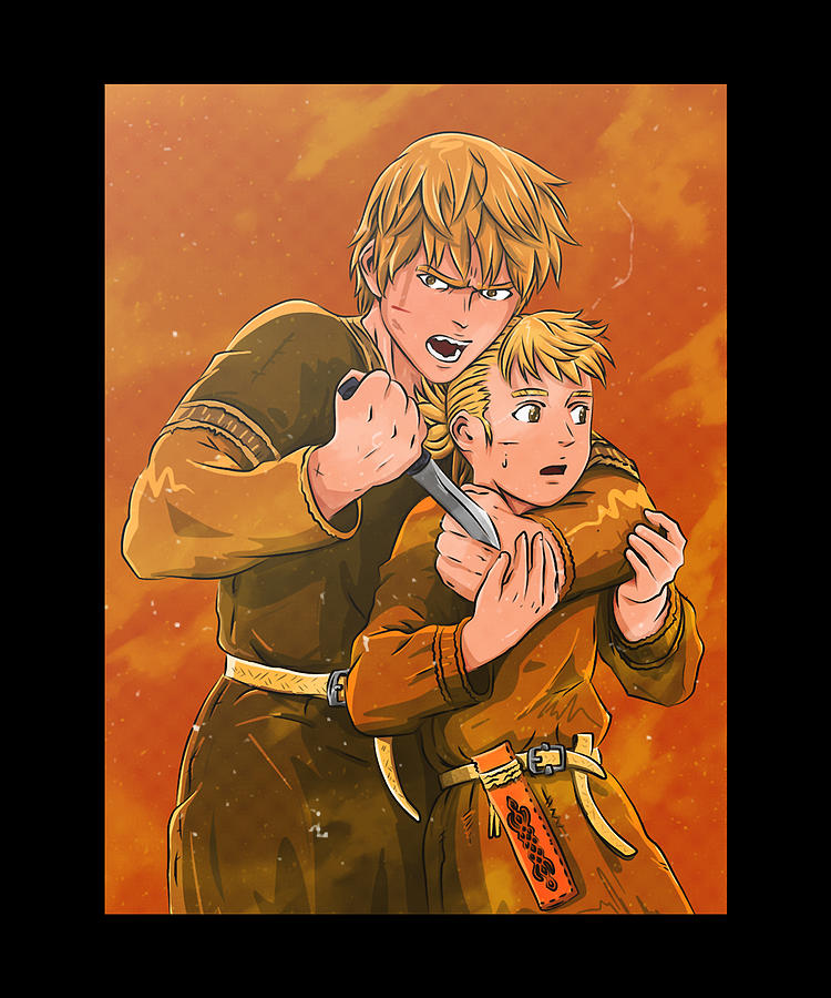 Thorfinn gudrid Vinland Saga Drawing by Wild Oaks - Pixels