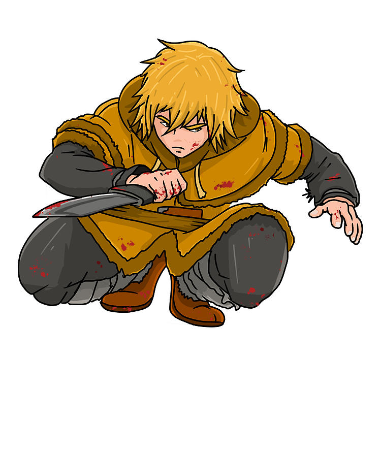 Thorfinn no 1 Japanese Anime Manga Drawing by Wild Oaks | Fine Art America