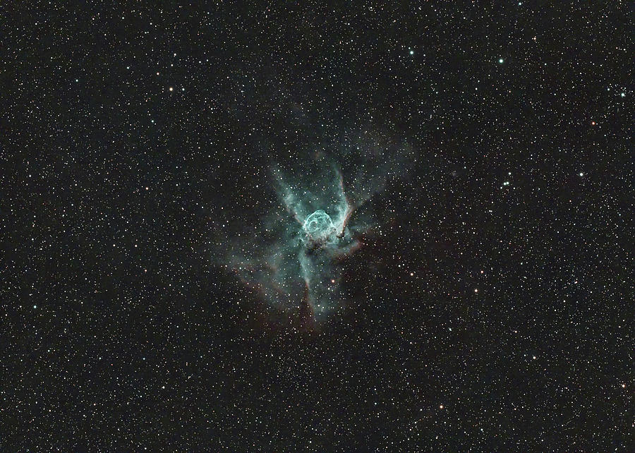 Thors Helmet Nebula Photograph by Brian Weber