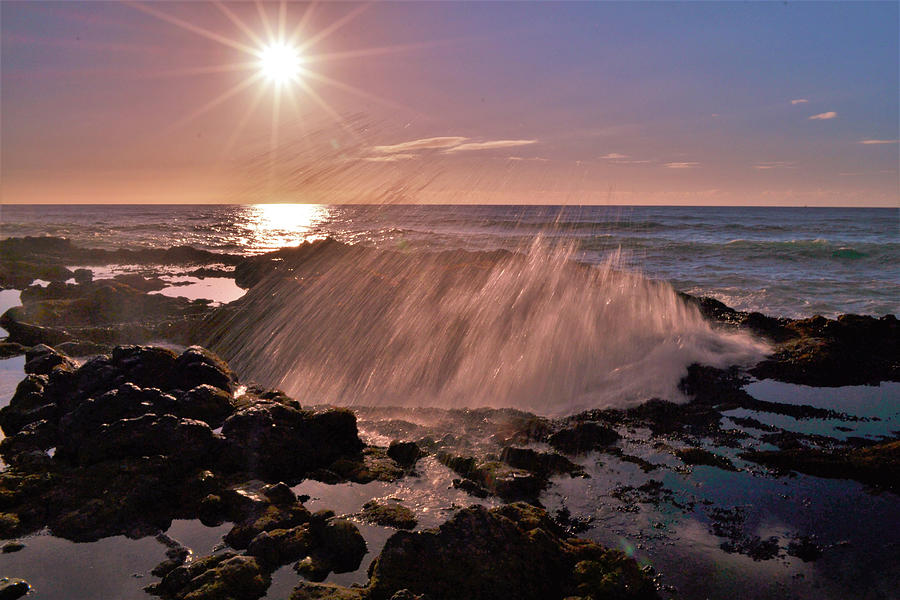 Thors Well Erupting Photograph By Randy D Morrison - Pixels