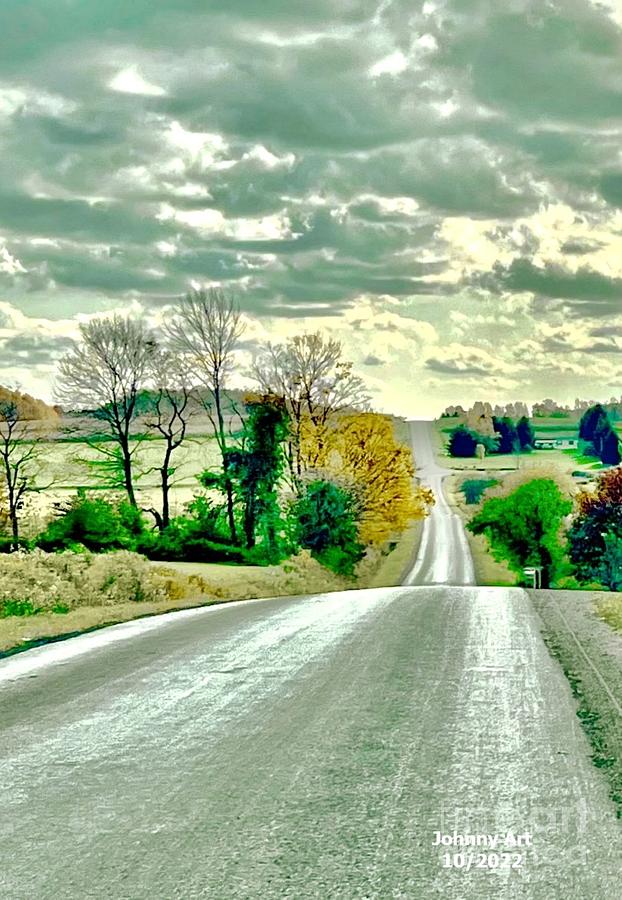 Those Country Roads Photograph by John Anderson