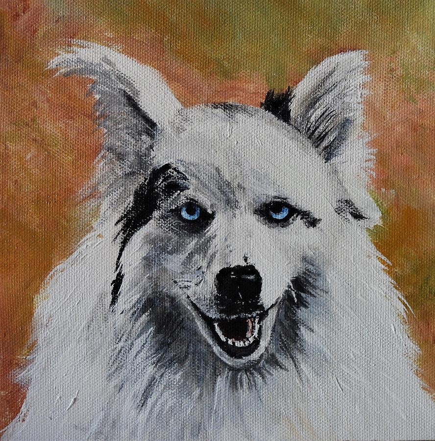 Those Eyes Painting by Betty-Anne McDonald
